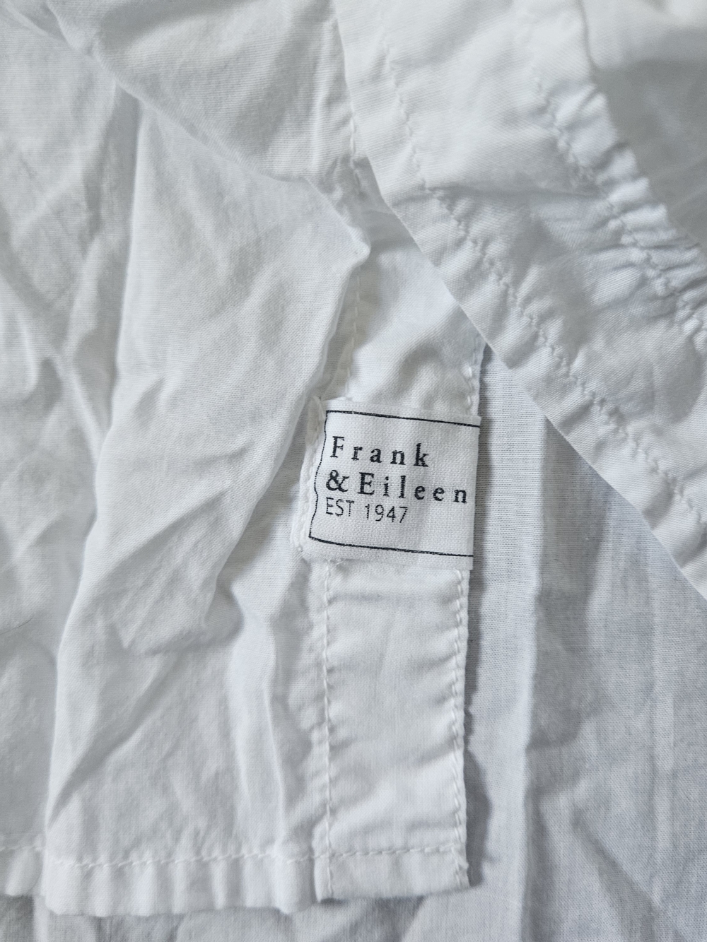 Frank & Eileen Women's Eileen White Casual Button-Up Shirt XL Made In USA - Picture 4 of 7